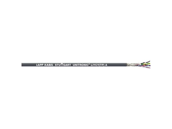 LAPP 66234-152 Datakabel UNITRONIC® LiYCY (TP) A 4 x 2 x 0.23 mm² Mørkegrå 152 m
