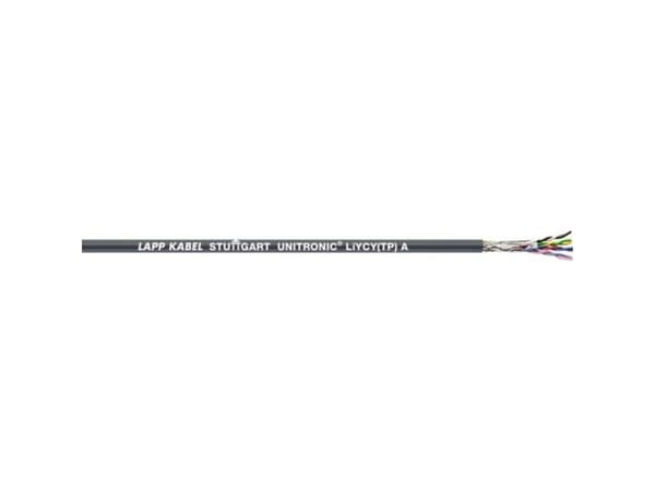 LAPP 66234-152 Datakabel UNITRONIC® LiYCY (TP) A 4 x 2 x 0.23 mm² Mørkegrå 152 m