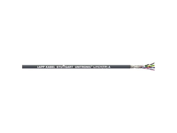 LAPP 66204-300 Datakabel UNITRONIC® LiYCY (TP) A 4 x 2 x 0.14 mm² Mørkegrå 300 m