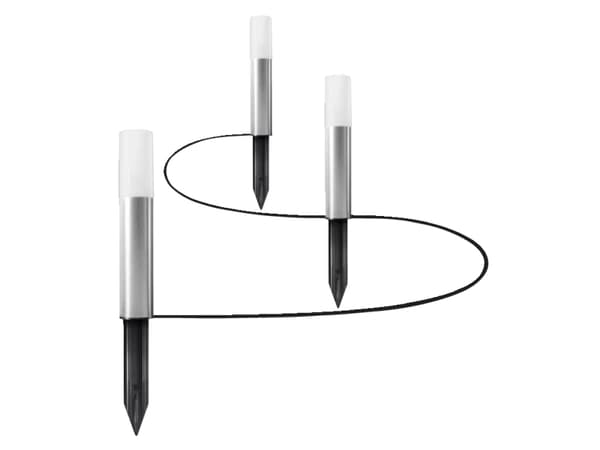 LEDVANCE SMART+, Gulvlys, Stål, Polykarbonat (PC), Rustfritt stål, IP65, Hage, III
