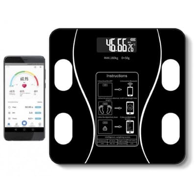 Älykäs henkilökohtainen asteikko Bluetoothilla 180 kg