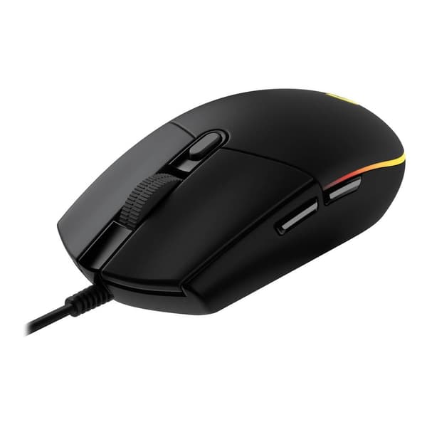 Logitech Gaming G203 LIGHTSYNC Gaming-mus USB Optisk Svart 6 Knappar 8000 dpi
