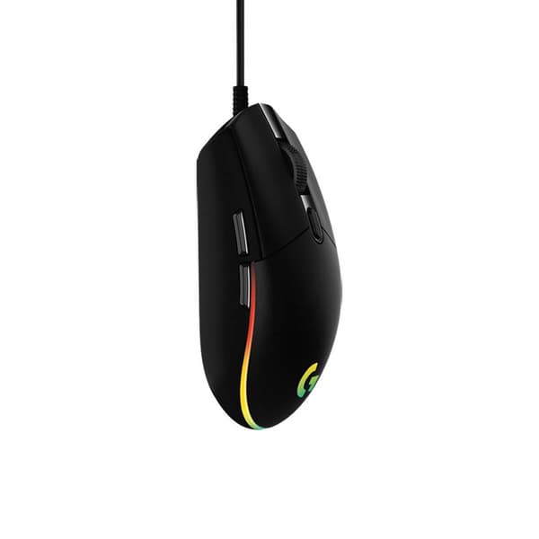 Logitech Gaming G203 LIGHTSYNC Gaming-mus USB Optisk Svart 6 Knappar 8000 dpi