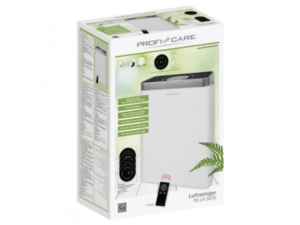 ProfiCare PC-LR 3076 - Luftrenser - frittstående - hvit