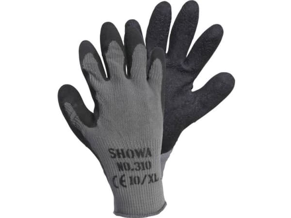 Showa Grip Black 14905-9 Bomuld , Polyesteri Arbejdshandske Størrelse (handsker): 9, L EN 388 CAT II 1 Paar 1 Paar