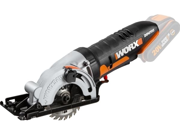 WORX WX527.9, Metall, Gipsskivor, Plast, Trä, Gjuten aluminium, Svart, Orange, 8,5 cm, Batteri, 20 V