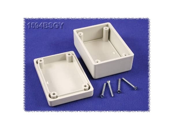Hammond Electronics 1594BSGY Universalkabinet 81 x 56 x 40 ABS Grå 1 stk 1 stk