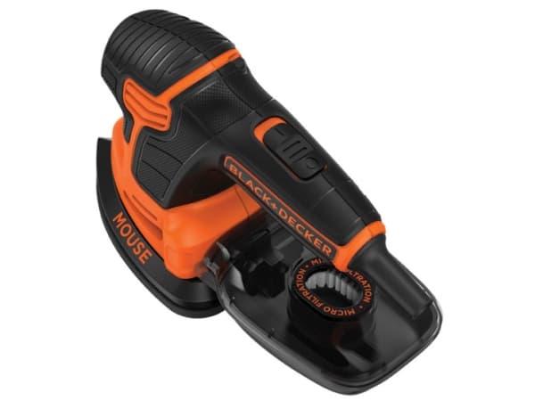 Black & Decker BLACK + DECKER KA2500K Multifunksjons musesliper, hastighet 14.000 RPM, 120 W