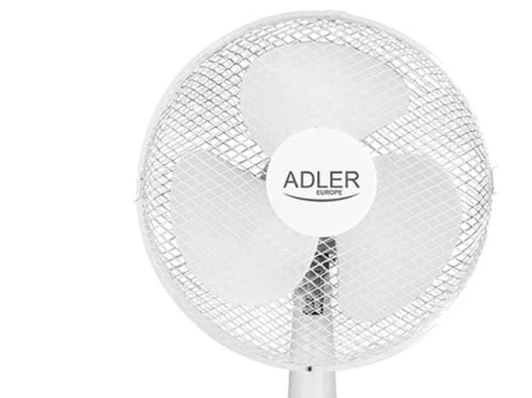 Adler AD 7304, Hvit, Bord, 43,5 dB, 40 cm, 90°, 55 W