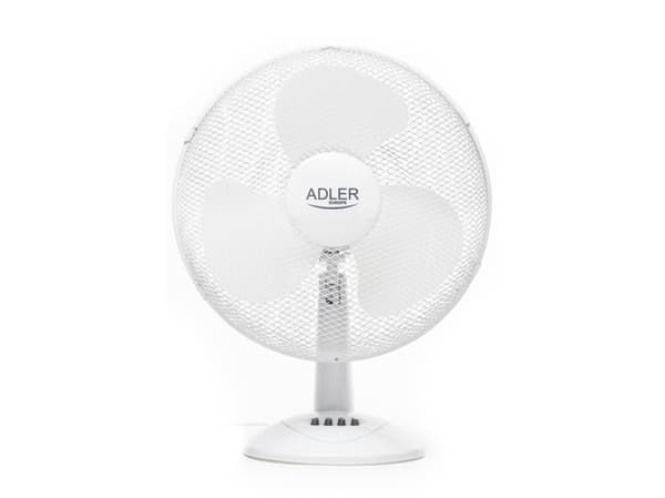 Adler AD 7304, Hvit, Bord, 43,5 dB, 40 cm, 90°, 55 W