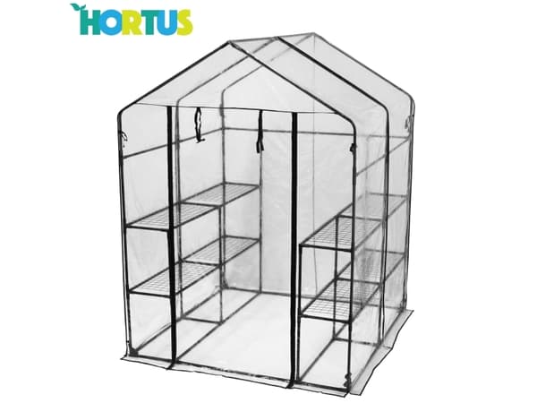 HORTUS Plastdrivhus XL 143 x 143 x 195 cm (211-203)
