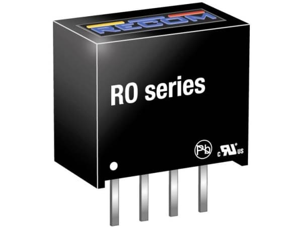RECOM RO-2412S DC/DC-muunnin, piirilevy 12 83 mA 1 W Lähtöjen määrä: 1 x