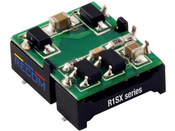 RECOM R1SX-3.33.3-R DC/DC-omvandlare, SMD 3.3 303 mA 1 W Antal utgångar: 1 x