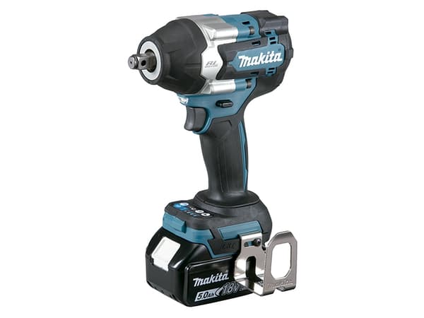 Makita DTW700RTJ - Iskevä jakoavain - akkukäyttöinen - 1/2" nelikulmaveto - 700 N-m - 2 akkua - 18 V