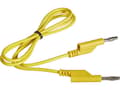 Miniatyrbild 1 av 2: VOLTCRAFT Prøveledning Lamelstik 4 mm Lamelstik 4 mm 1.00 m Gul 1 stk