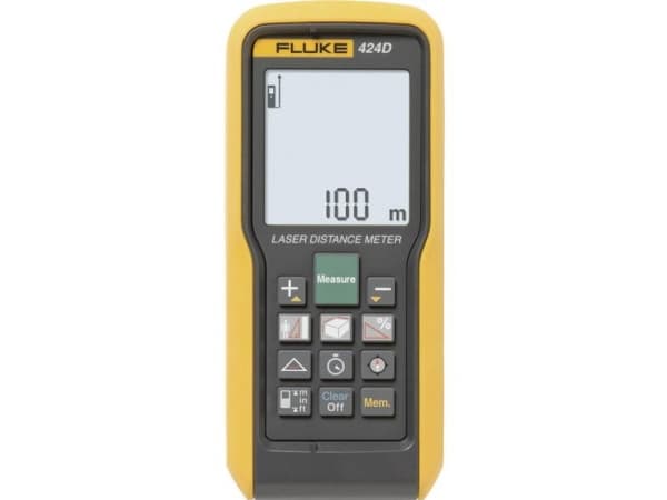 Fluke 424D Laserafstandsmåler Kalibreret (ISO) Stativadapter 6,3 mm (1/4). 100 m