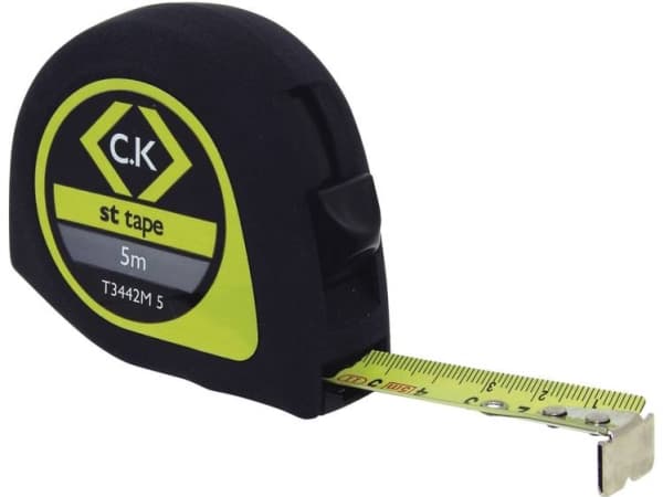 C.K T3442M 5-ISO Målebånd Kalibreret (ISO) 5 m Stål