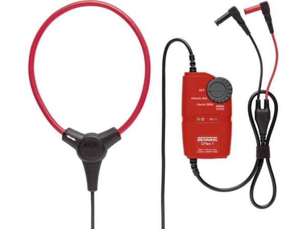 Benning CFlex 1 Strømtangsadapter Kalibreret (ISO) Måleområde A/AC (område): 0.3 - 3000 A Fleksibel