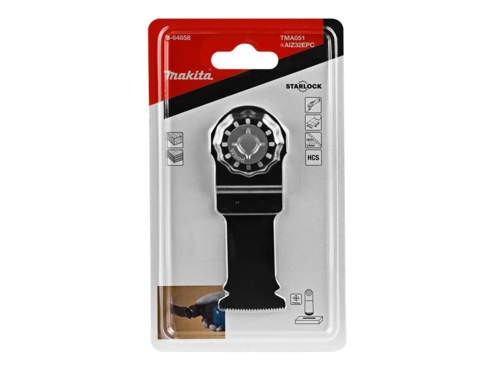 Makita TMA051 - Djupsågblad - för trä, spånskivor, plywood, barrträ, epoxi, laminatgolv - bredd: 32 mm