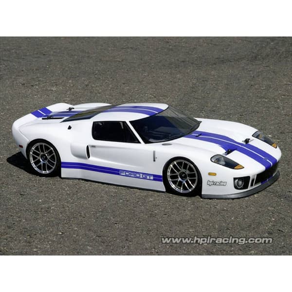 HPI Racing 7495 1:10 Kaross Ford Gt Body (200Mm/Wb255Mm) 200 mm Olackerad, ej utskuren