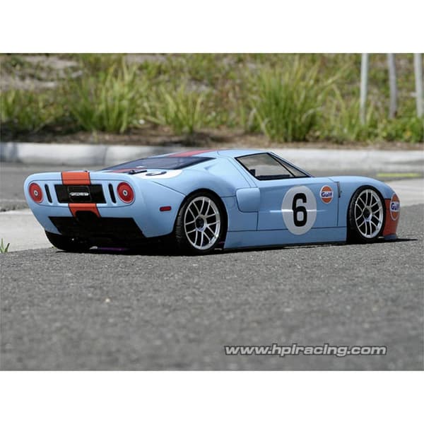 HPI Racing 7495 1:10 Kaross Ford Gt Body (200Mm/Wb255Mm) 200 mm Olackerad, ej utskuren