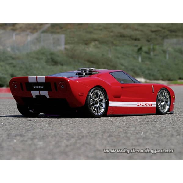 HPI Racing 7495 1:10 Kaross Ford Gt Body (200Mm/Wb255Mm) 200 mm Olackerad, ej utskuren