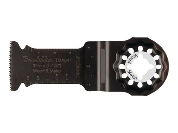 Makita sågblad 32mm - Multicut bimetallblad för trä och metall, Starlock, Aiz32Apb