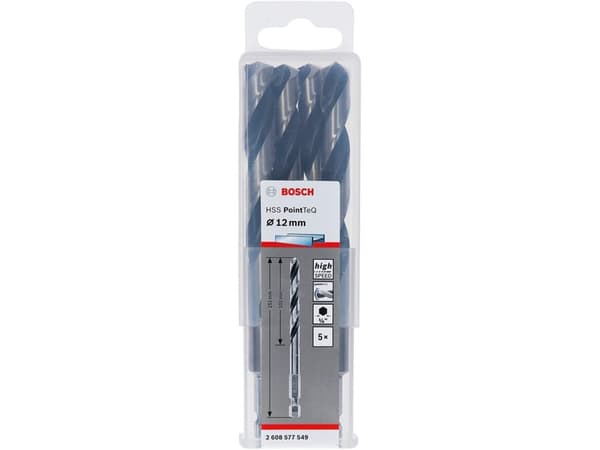 Bosch METALBOR POINTTEQ HEX HSSR 12X151MM 5STK