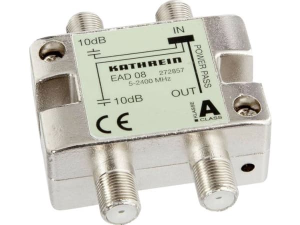 Kathrein EAD 08, Kabelkniv, 5 - 2400 MHz, Silver, 5,5 dB, 1 styck, F
