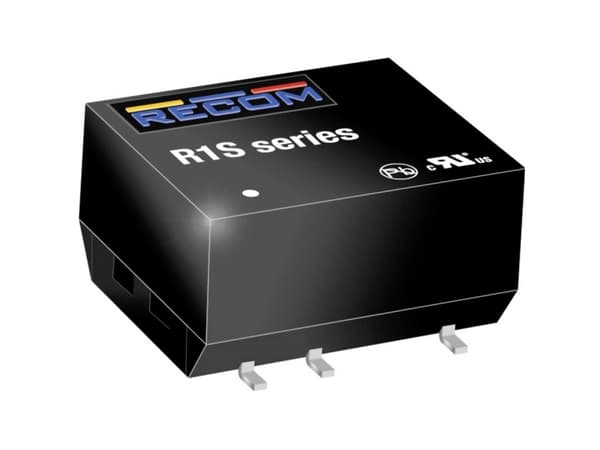 RECOM R1S-3.33.3/H DC/DC-omvandlare, SMD 3.3 303 mA 1 W Antal utgångar: 1 x