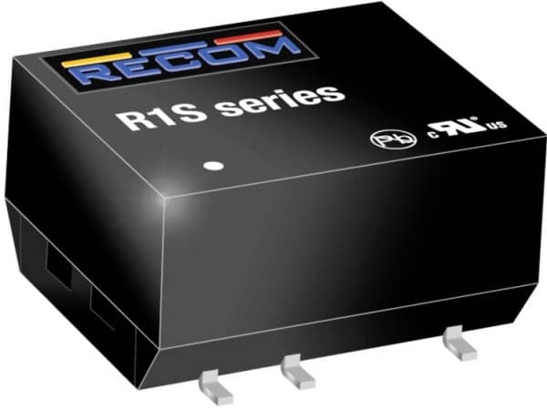 RECOM R1S-3.33.3/H DC/DC-omvandlare, SMD 3.3 303 mA 1 W Antal utgångar: 1 x