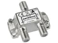 Miniatyrbild 1 av 4: Kathrein EAC 04/G, 75 O, 5 - 1218 MHz, Silver, Zink, F, 51,6 mm