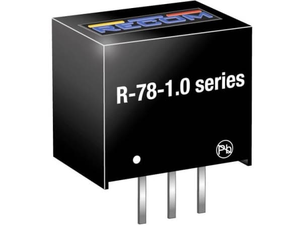 RECOM R-781.8-1.0 DC/DC-omvandlare, tryck 1.8 1000 mA Antal utgångar: 1 x