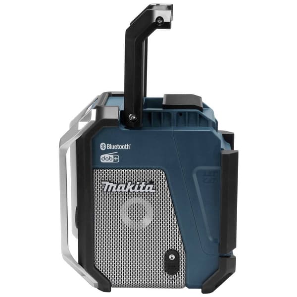 Byggarbetsradio Makita DAB, DAB+ Stänkvattenskyddad, Stötsäker Turkos, Svart, Silver