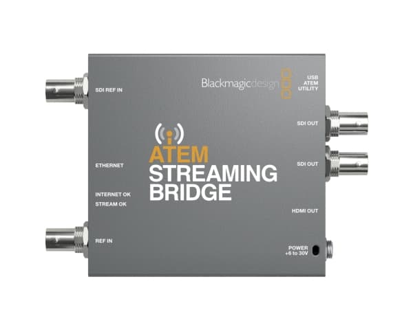 Blackmagic Design ATEM Streaming Bridge, Aktiv videokonverterare, Grå, Windows 10, Windows 8.1, Mac OS X 10.14 Mojave, Mac OS X 10.15 Catalina, 1920