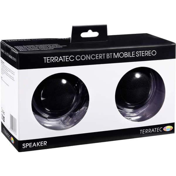 Terratec CONCERT mobile Bluetooth-högtalare Svart