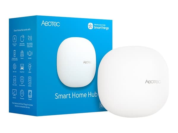 Aeotec Smart Home Hub - 3. sukupolvi - smart-hub - trådløs - ZigBee, Wi-Fi, Z-Wave Plus - hvid
