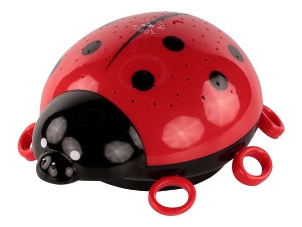 Ansmann Ladybug LED nattlampe Ladybug (bcladybird) Sort, Rød