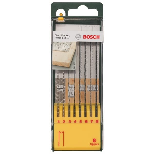 Bosch Skruvmejslar med U-axel 8 stycken PL