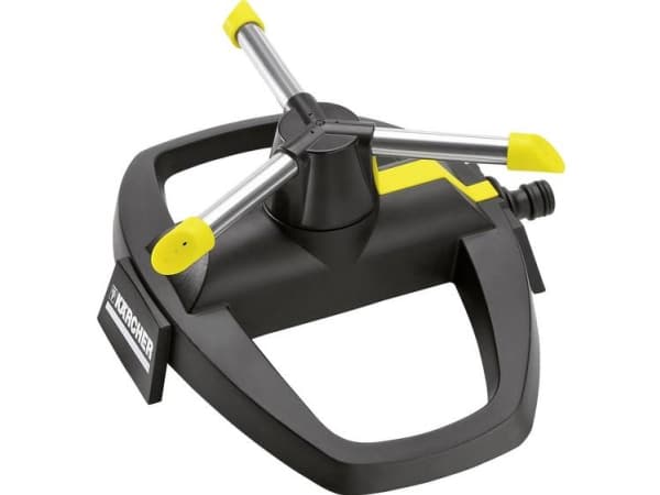 Kärcher RS 130/3, Roterande vattenspridare, 133 m², 4 Bar, Svart, Metallisk, Gul