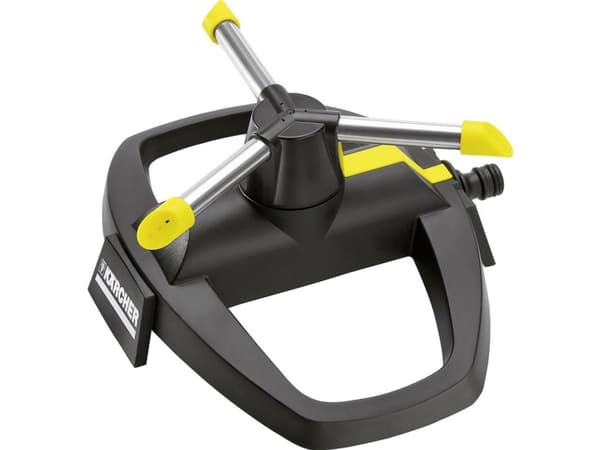 Kärcher RS 130/3, Roterande vattenspridare, 133 m², 4 Bar, Svart, Metallisk, Gul