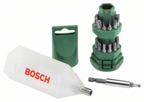 Bosch Big-Bit - Spissett for skrutrekker - 25 deler - torx, phillips, pozidriv, slot - lengde: 25 mm