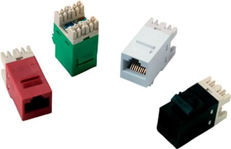 TE Connectivity 1375191-2, RJ45/UTP, Musta, Polykarbonaatti, RoHS/ELV, 1,4 mm, 1 kpl
