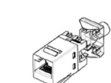TE Connectivity 1375191-2, RJ45/UTP, Musta, Polykarbonaatti, RoHS/ELV, 1,4 mm, 1 kpl