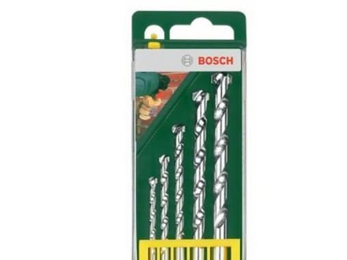 Bosch - Borsett - for betong, murverk, stein - 5 deler - 5 mm, 6 mm, 8 mm, 10 mm, 4 mm