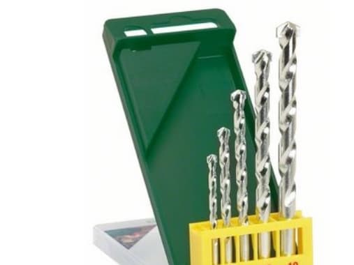 Bosch - Borsett - for betong, murverk, stein - 5 deler - 5 mm, 6 mm, 8 mm, 10 mm, 4 mm