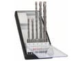 Miniatyrbilde 3 av 5: Bosch SDS-plus-5 Robust Line - Borsett - 5 deler - 5 mm, 6 mm, 8 mm, 10 mm - SDS-plus - lengde: 115 mm, 165 mm