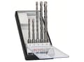 Miniatyrbilde 4 av 5: Bosch SDS-plus-5 Robust Line - Borsett - 5 deler - 5 mm, 6 mm, 8 mm, 10 mm - SDS-plus - lengde: 115 mm, 165 mm