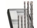 Miniatyrbilde 5 av 5: Bosch SDS-plus-5 Robust Line - Borsett - 5 deler - 5 mm, 6 mm, 8 mm, 10 mm - SDS-plus - lengde: 115 mm, 165 mm