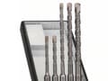 Miniatyrbilde 2 av 5: Bosch SDS-plus-5 Robust Line - Borsett - 5 deler - 5 mm, 6 mm, 8 mm, 10 mm - SDS-plus - lengde: 115 mm, 165 mm